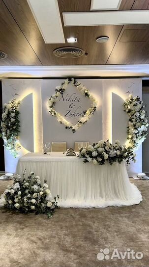 Оформление свадьбы Фотозоны