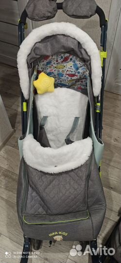 Коляска санки Ника 7-7/4 для двойни