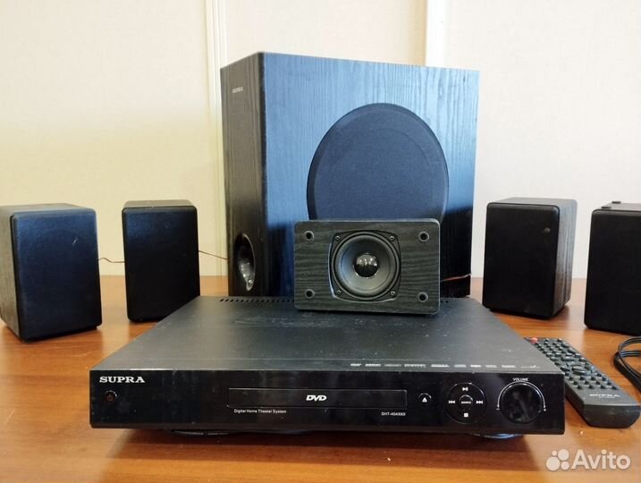 Домашний кинотеатр 5.1 с караоке, USB, AUX 165W