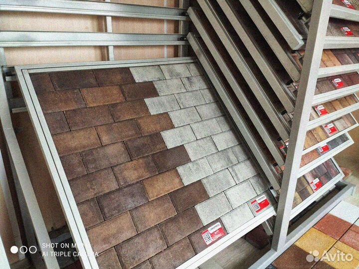 Тротуарная плитка цветная