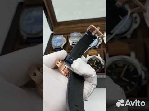 Часы мужские механические синие