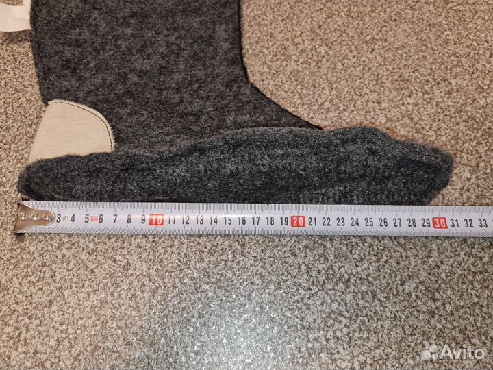 Теплая вставка (носки) в сапоги 41р