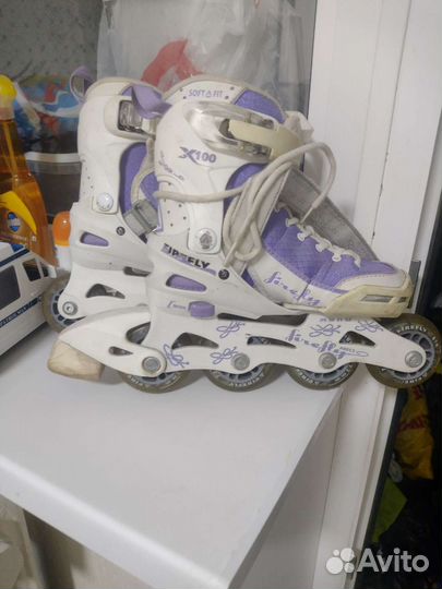 Роликовые коньки детские раздвижные