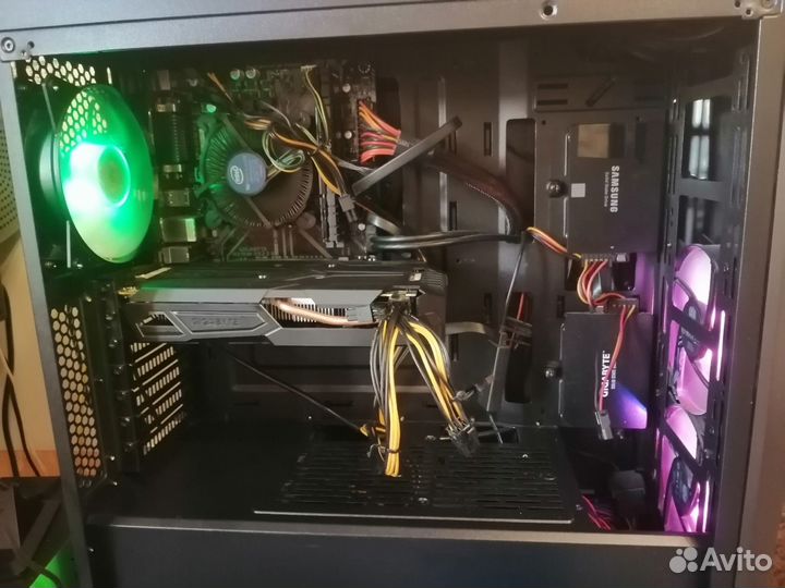 Процессор Intel Core i3-9100F + Gigabyte H310M DS2