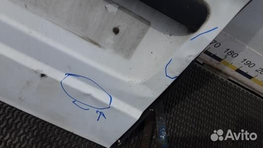 Дверь распашная левая mercedes benz vito W639 (HUK