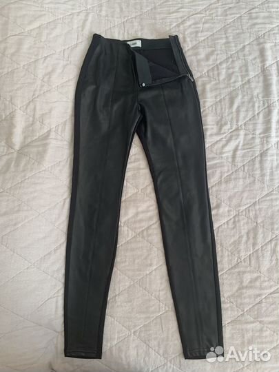 Брюки кожаные