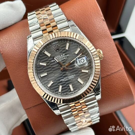 Часы Rolex Datejust 41mm Grey Two-Tone Dial
