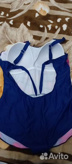 Купальник женский слитный, размер 60