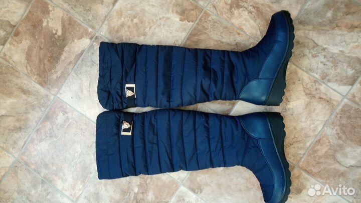 Дутики ботфорты зимние