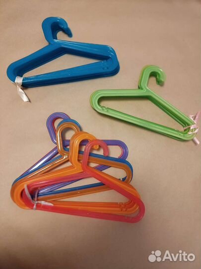 Детские плечики IKEA 10 шт набор разных цветов