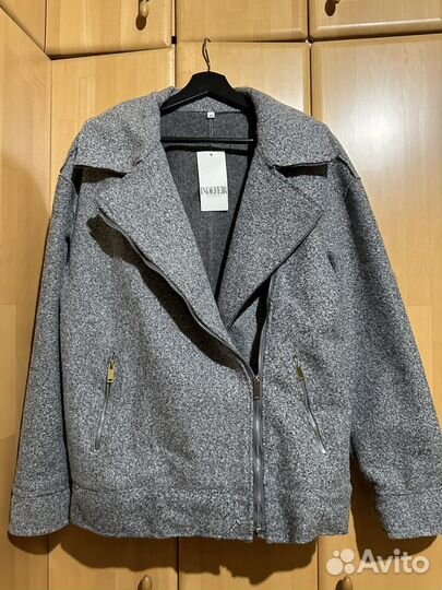 Пальто в стиле Zara куртка косуха женское М