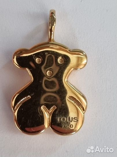 Tous оригинал золото 750 кулон подвеска