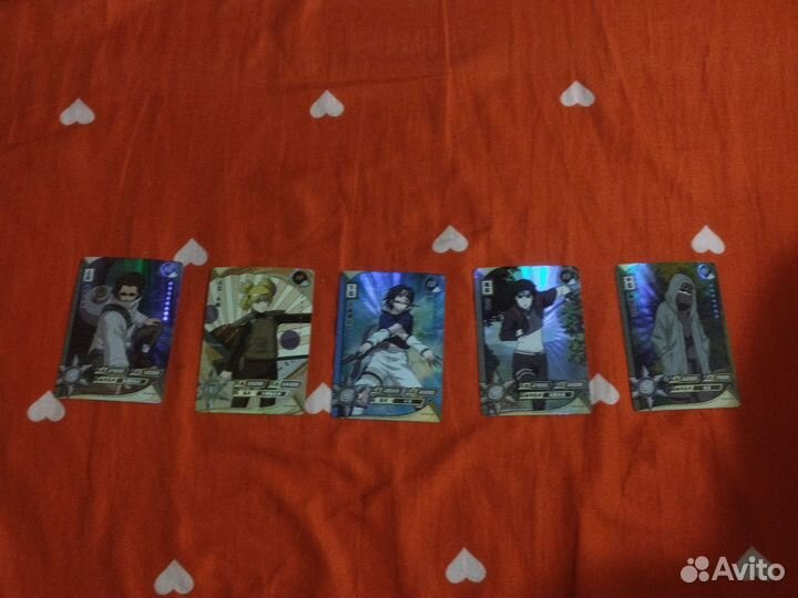 Карточки наруто