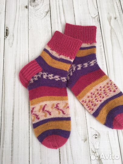 Носки вязаные