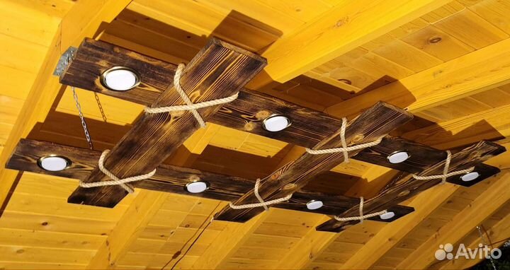 Светильник из дерева под любой размер