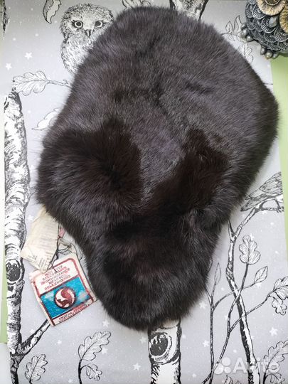 Меховое изделие шапка детская СССР мех заяц