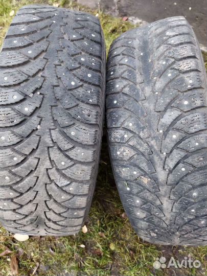 Пара зимних колёс на рено меган