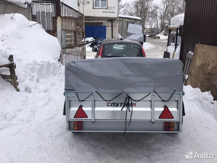 Прицеп Спутник Лайт с тентом для Калины