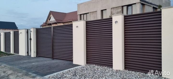 Забор Жалюзи / Ранчо Металлический