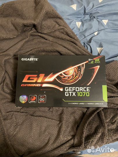 Видеокарта GTX 1070 Gigabyte G1 Gaming