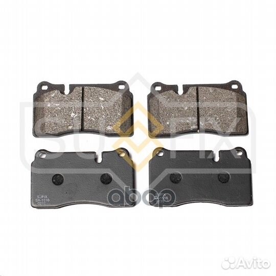 Колодки тормозные дисковые перед прав/лев