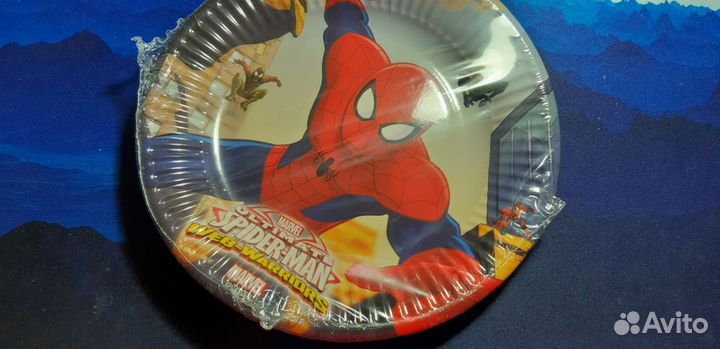 Праздничная атрибутика с Человеком Пауком