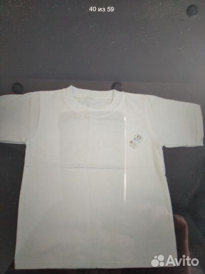 Футболки детские белые
