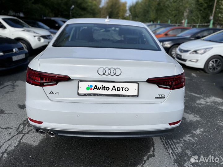 Audi A4 2.0 AMT, 2017, 75 000 км