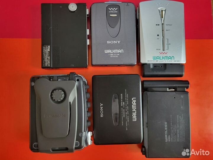 Sony Walkman, Aiwa, Panasonic кассетные плееры