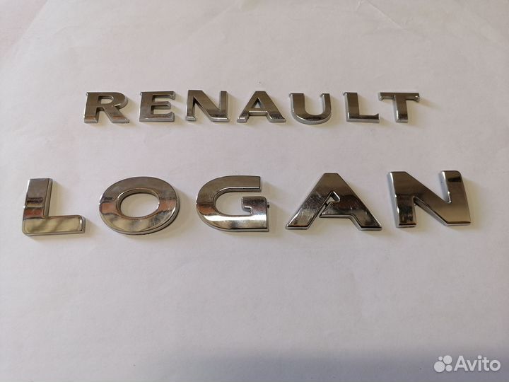 Надпись на крышку багажника Renault Logan 2 Логан