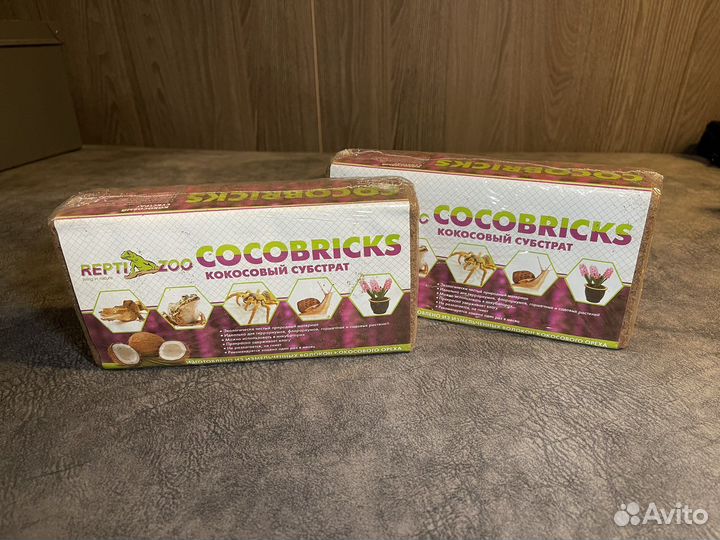 Кокосовый субстрат Repti Zoo 2шт