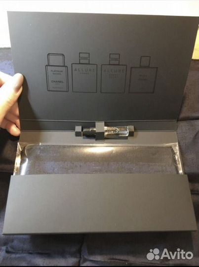 Мужской шёлковый платок+ семпл 1,5 ml Chanel