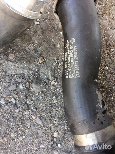 Шланги охлаждения на мерседес W211 271 мотор