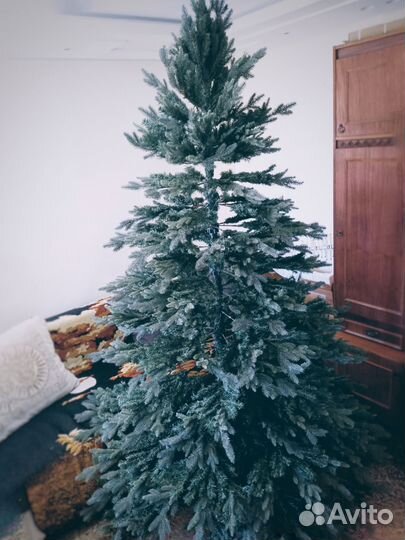 Елка искусственная новогодняя 240 см литая+пвх
