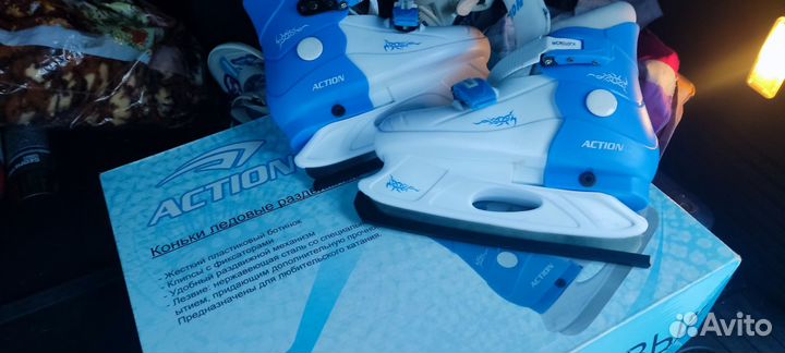 Коньки детские раздвижные 29-32