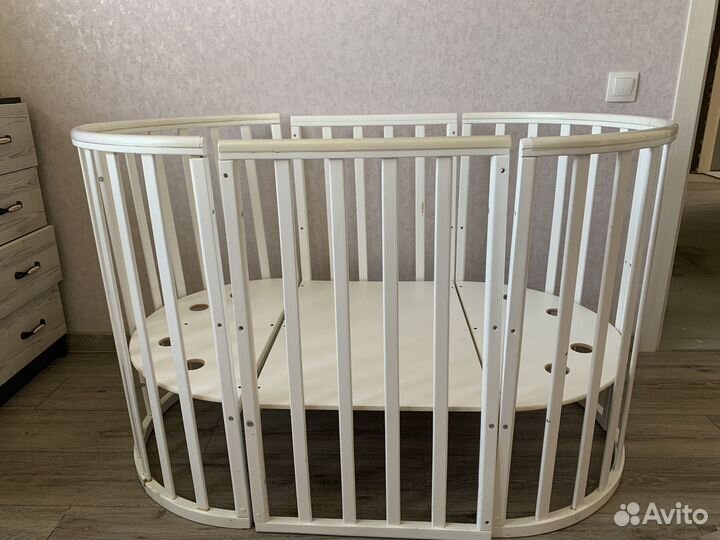 Овальная кровать 7 в 1