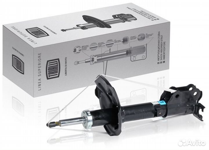 AG08201 Амортизатор для а / м hyundai accent (00)