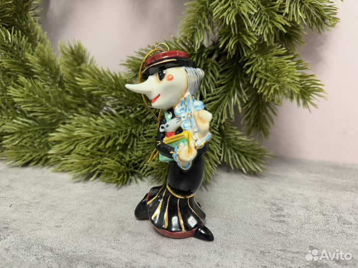 Шапокляк, Чебурашка, крокодил Гена фарфор