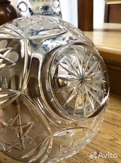 Ваза для фруктов хрусталь, посуда