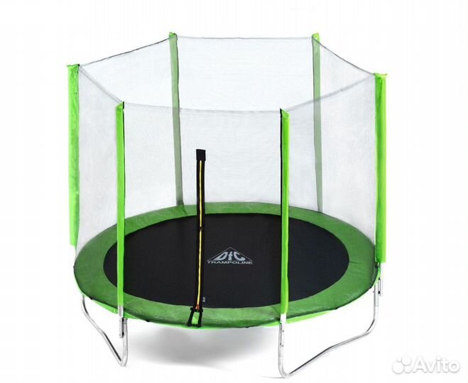 Батут DFC Trampoline Fitness с сеткой 8ft