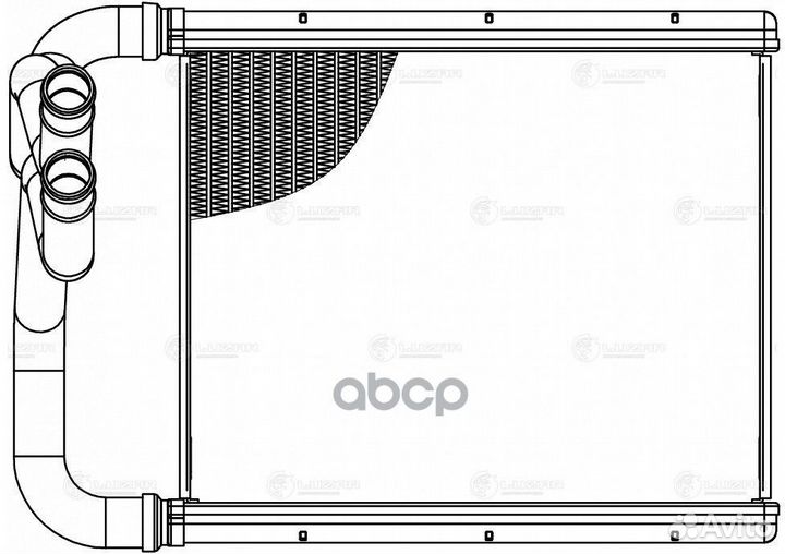 Радиатор отопителя KIA sorento II (09) (тип