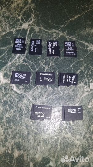 Карта памяти micro sd 1 Gb, 2 Gb,4 Gb