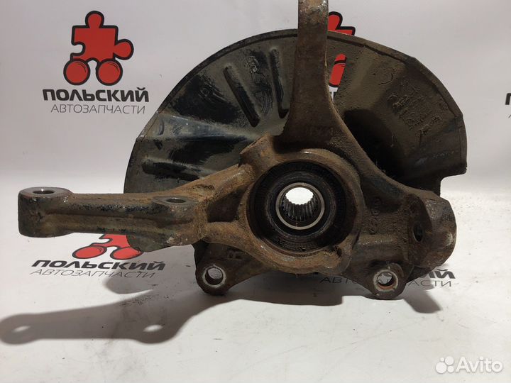 Поворотный кулак правый на hyundai solaris2