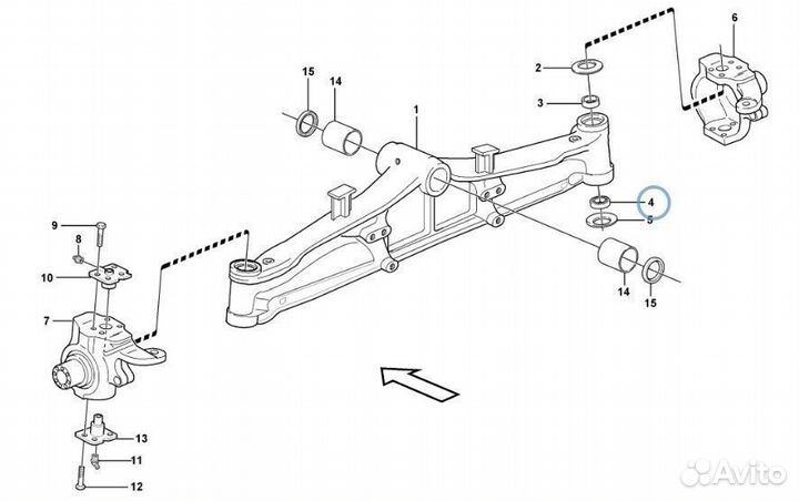 045173 (45173 ) Подшипник шкворня сферический