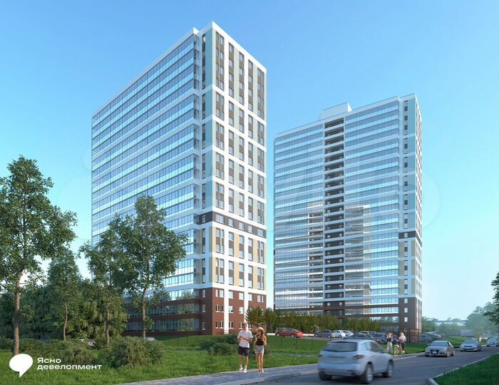 2-к. квартира, 38,1 м², 8/20 эт.