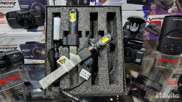 Светодиодные лампы в фары H4