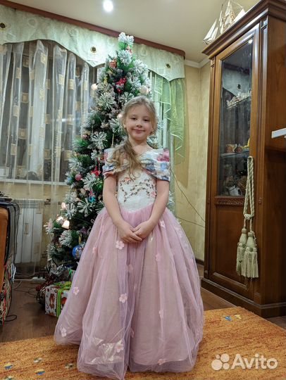 Нарядное платье для девочки на выпускной 122