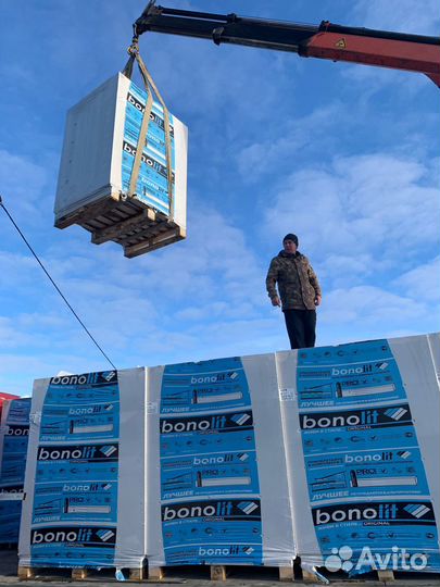 Газосиликатные газоблоки Бонолит