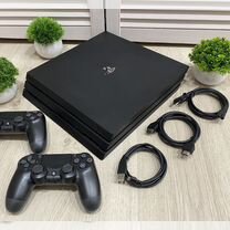 Sony PS4 PRO +550игр +2дж