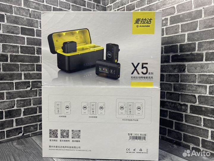 Беспроводной петличный микрофон mailada X5